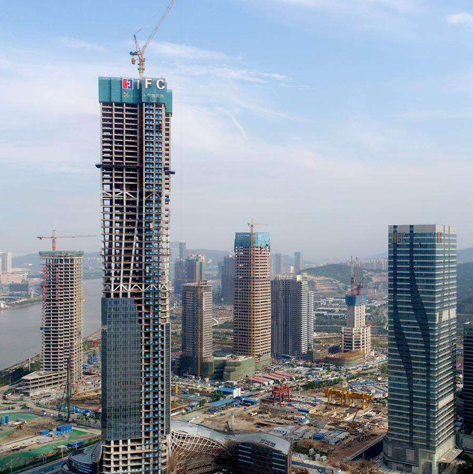 珠海横琴珠江国际金融中心钢筋套筒项目工程